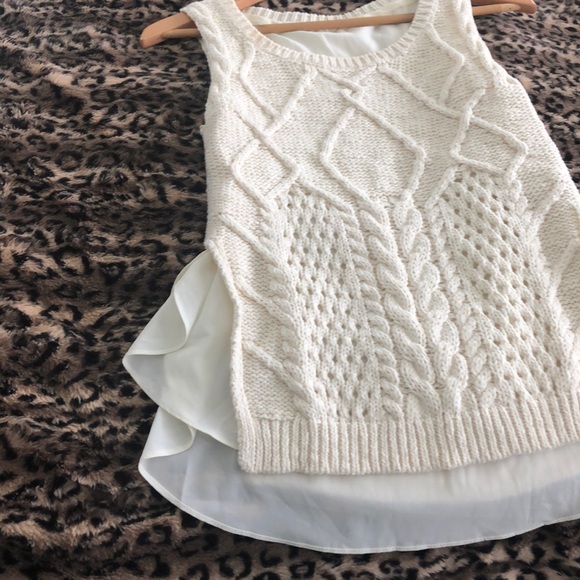 Anthropologie sleeveless sweater top - Picture 6 of 7